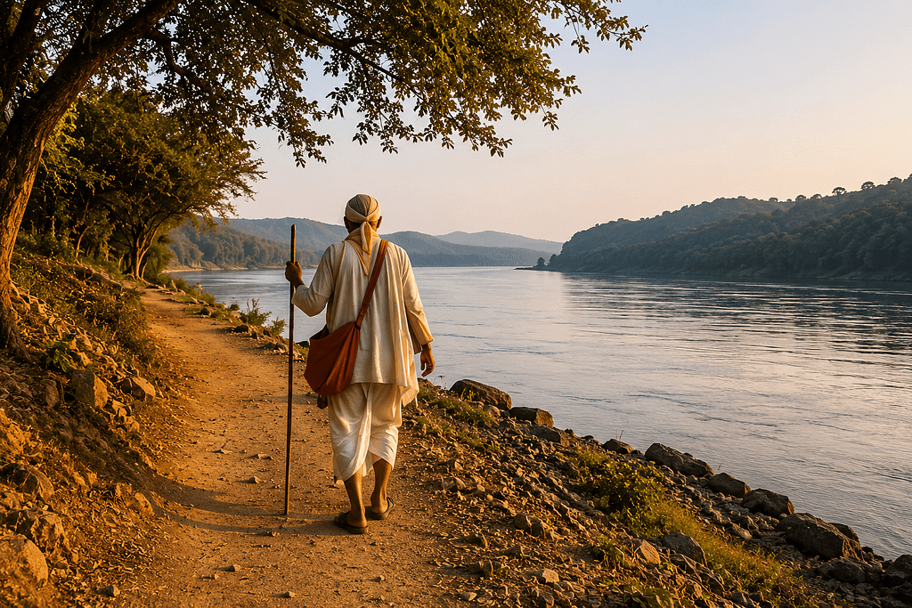 Cover image for Why Thousands of People Walk the Narmada Parikrama: India’s Ancient River Pilgrimage